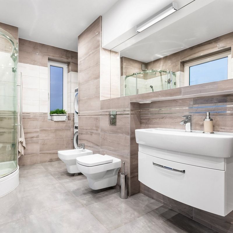 Casa si Gradina - Corpuri si surse de iluminat - Plafoniere, aplice si spoturi - Aplica LED Watter KL146022, 24W, 2400lm, lumina neutra, IP44, alba+crom, Klausen - Infinity.ro