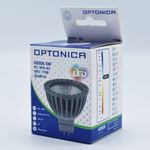Casa si Gradina - Corpuri si surse de iluminat - Becuri si tuburi neon - Becuri - Bec LED MR16 Optonica, 12V, 6W(48W), 400 lm, lumina rece (6000K), clasa energetica G - Infinity.ro
