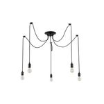 Casa si Gradina - Corpuri si surse de iluminat - Lustre si pendule - Lustra Nido, 5xE27, negru - Infinity.ro