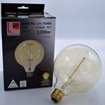 Casa si Gradina - Corpuri si surse de iluminat - Becuri si tuburi neon - Becuri - Bec Vintage Edison Glob G125 40W E27 - Infinity.ro