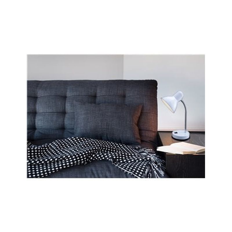 Casa si Gradina - Corpuri si surse de iluminat - Veioze si lampi - Lampi de veghe - Lampa de birou 2485, cu intrerupator, orientabila, 1xE27, alba, IP20, Globo - Infinity.ro