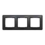 Casa si Gradina - Electrice - Accesorii electrice - Accesorii prize si intrerupatoare - Rama tripla IP 20, Antracit, Schneider Sedna Design - Infinity.ro