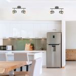 Casa si Gradina - Corpuri si surse de iluminat - Plafoniere, aplice si spoturi - Spot Fiction KL162002, orientabil, 2xGU10, crom+gri, IP20, Klausen - Infinity.ro