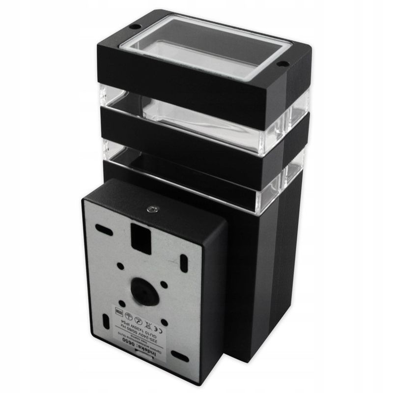 Casa si Gradina - Corpuri si surse de iluminat - Plafoniere, aplice si spoturi - Aplica exterioara Inez, 1 bec, dulie GU10, antracit, protectie IP54, Masterled - Infinity.ro