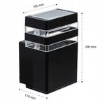 Casa si Gradina - Corpuri si surse de iluminat - Plafoniere, aplice si spoturi - Aplica exterioara Inez, 1 bec, dulie GU10, antracit, protectie IP54, Masterled - Infinity.ro