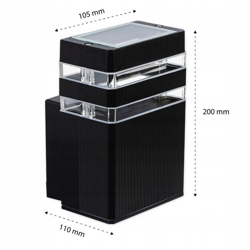 Casa si Gradina - Corpuri si surse de iluminat - Plafoniere, aplice si spoturi - Aplica exterioara Inez, 1 bec, dulie GU10, antracit, protectie IP54, Masterled - Infinity.ro