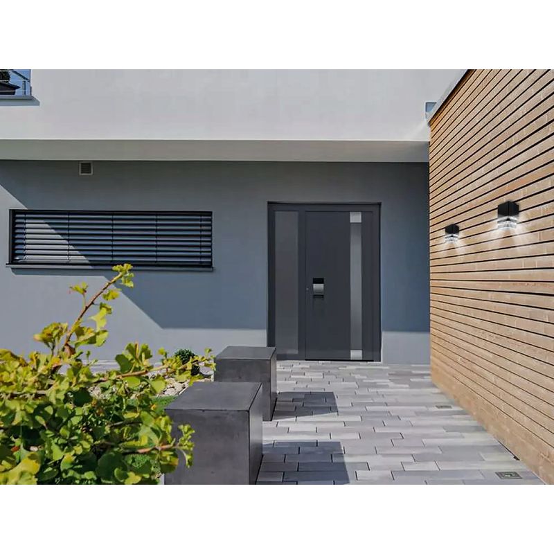 Casa si Gradina - Corpuri si surse de iluminat - Plafoniere, aplice si spoturi - Aplica exterioara Inez, 1 bec, dulie GU10, antracit, protectie IP54, Masterled - Infinity.ro