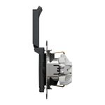 Casa si Gradina - Electrice - Prize - Priza simpla cu impamantare, cu capac, 16A, IP20, antracit, Schneider Sedna Design - Infinity.ro