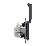 Casa si Gradina - Electrice - Prize - Priza simpla cu impamantare, cu capac, 16A, IP20, antracit, Schneider Sedna Design - Infinity.ro