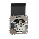 Casa si Gradina - Electrice - Prize - Priza simpla cu impamantare, cu capac, 16A, IP20, antracit, Schneider Sedna Design - Infinity.ro