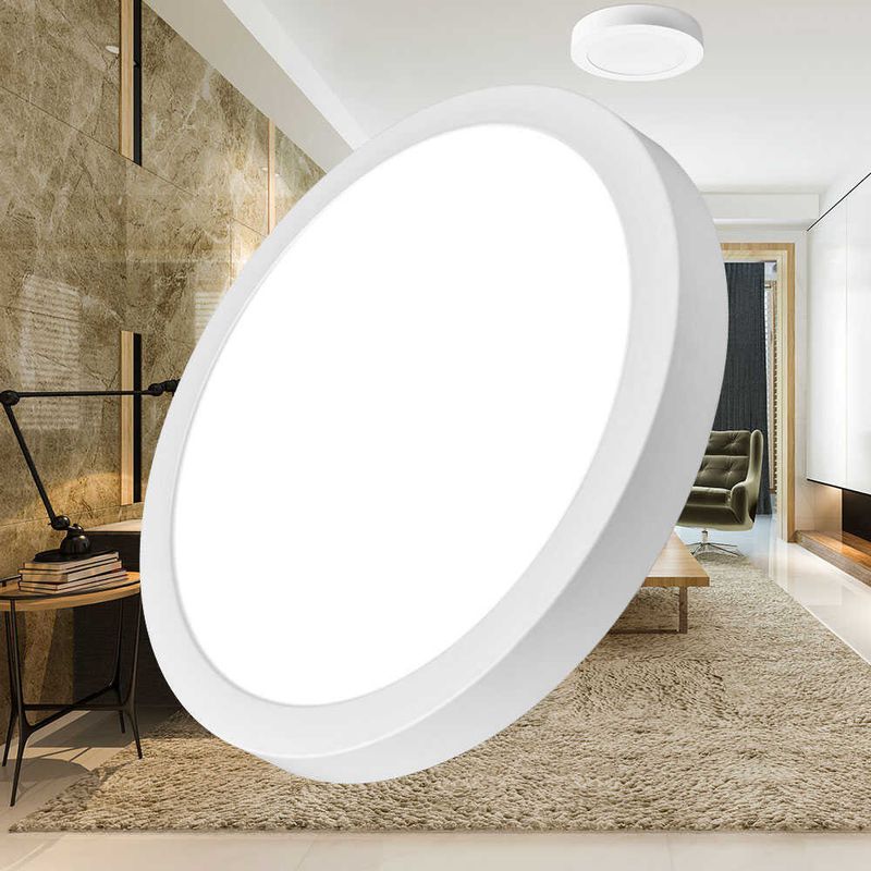 Casa si Gradina - Corpuri si surse de iluminat - Plafoniere, aplice si spoturi - Plafoniera LED BP03-33610, rotunda, 36W, 2500lm, lumina neutra, IP20, alba, Braytron - Infinity.ro
