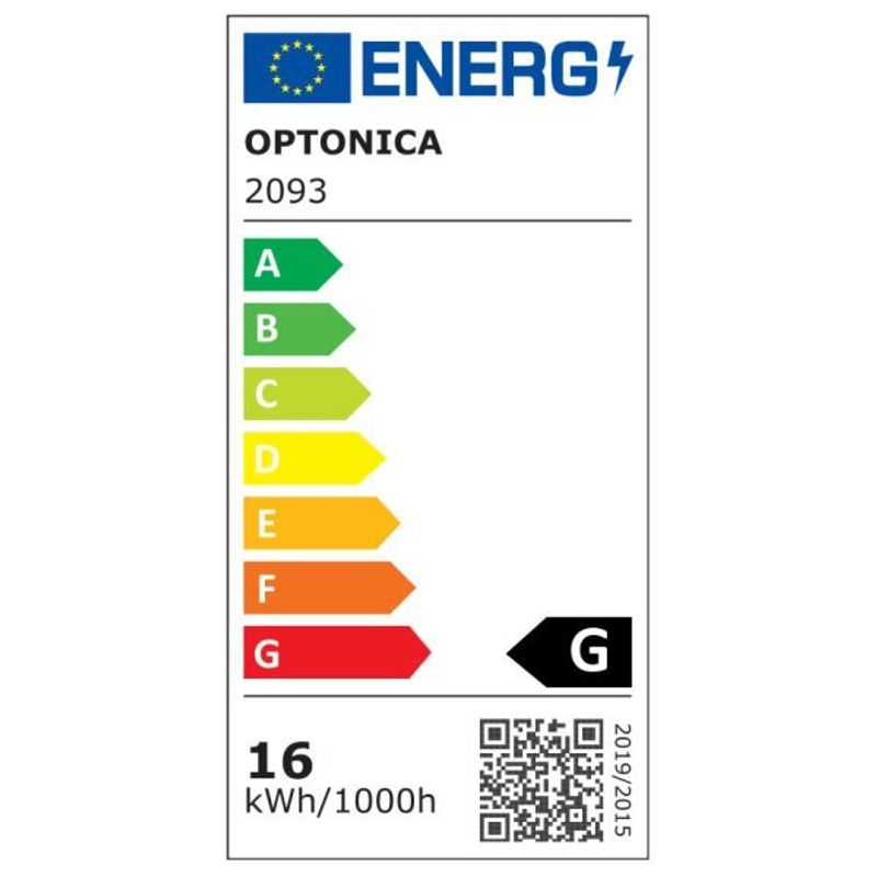 Casa si Gradina - Corpuri si surse de iluminat - Plafoniere, aplice si spoturi - Aplica LED 2093-OP, 16W, 1120lm, lumina neutra, IP20, neagra, Optonica - Infinity.ro