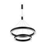 Casa si Gradina - Corpuri si surse de iluminat - Lustre si pendule - Lustra LED Lina BR-BH16-09681, 65W, 6500lm, lumina calda+neutra+rece, IP20, neagra, Braytron - Infinity.ro