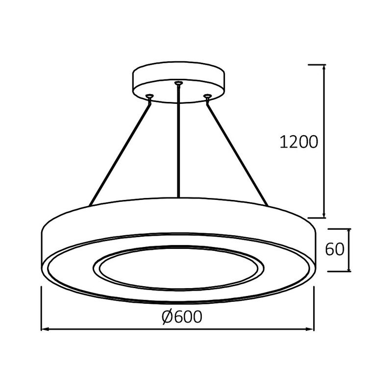 Casa si Gradina - Corpuri si surse de iluminat - Lustre si pendule - Lustra LED Blade BR-BH16-06287, rotunda, 45W, 4050lm, lumina calda+neutra+rece, IP20, maro, Braytron - Infinity.ro