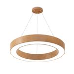 Casa si Gradina - Corpuri si surse de iluminat - Lustre si pendule - Lustra LED Blade BR-BH16-06287, rotunda, 45W, 4050lm, lumina calda+neutra+rece, IP20, maro, Braytron - Infinity.ro