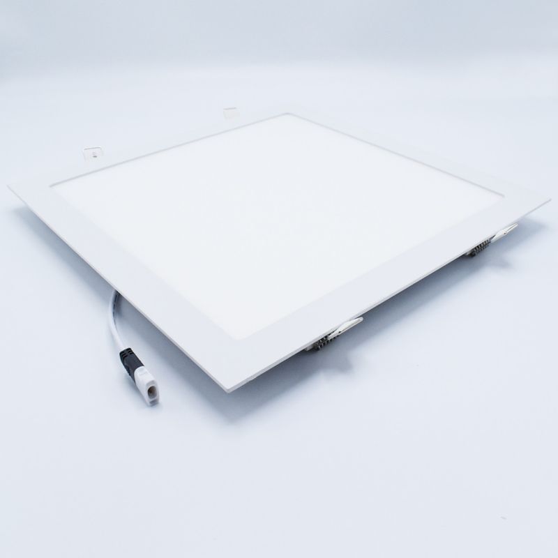 Casa si Gradina - Corpuri si surse de iluminat - Plafoniere, aplice si spoturi - Spot LED 24W Incastrat, Patrat, Braytron, 1850lm, Lumina Rece (6500K), Alb - Infinity.ro