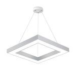 Casa si Gradina - Corpuri si surse de iluminat - Lustre si pendule - Lustra LED Blade BR-BH16-07180, patrata, 36W, 3240lm, lumina calda+neutra+rece, IP20, alba, Braytron - Infinity.ro