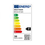 Casa si Gradina - Corpuri si surse de iluminat - Lustre si pendule - Lustra LED Blade BR-BH16-07180, patrata, 36W, 3240lm, lumina calda+neutra+rece, IP20, alba, Braytron - Infinity.ro