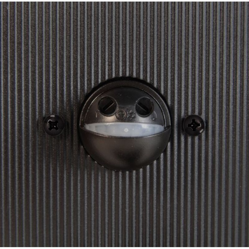 Casa si Gradina - Corpuri si surse de iluminat - Plafoniere, aplice si spoturi - Aplica pentru exterior Inez 7356-LVT, cu senzor de miscare, 1xGU10, neagra, IP54, Masterled - Infinity.ro