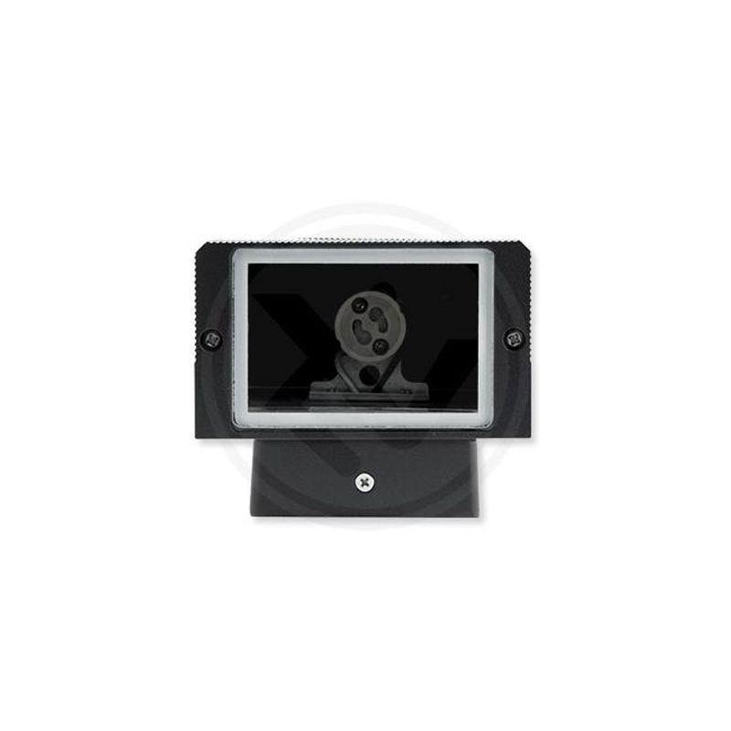 Casa si Gradina - Corpuri si surse de iluminat - Plafoniere, aplice si spoturi - Aplica pentru exterior Inez 7356-LVT, cu senzor de miscare, 1xGU10, neagra, IP54, Masterled - Infinity.ro