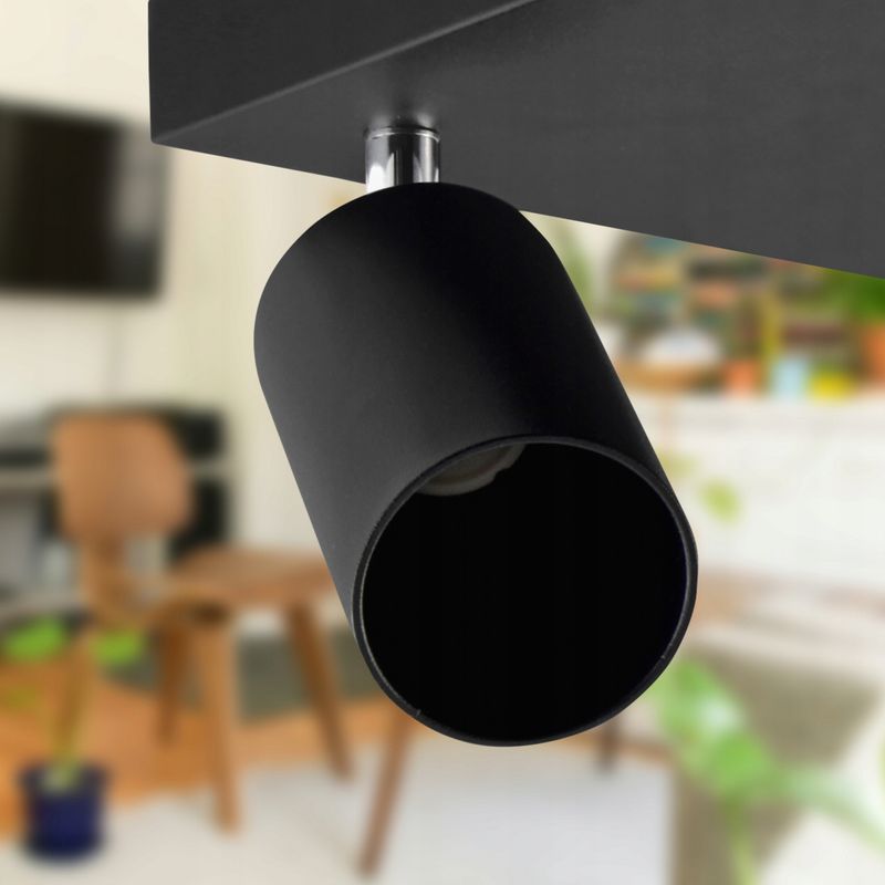 Casa si Gradina - Corpuri si surse de iluminat - Plafoniere, aplice si spoturi - Spot Bardo 1298-LVT, orientabil, 4xGU10, negru, IP20, Masterled - Infinity.ro