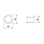 Casa si Gradina - Electrice - Prize - Priza incorporabila rotunda, 1xSchuko, USB A+C + 1 port(USB A, HDMI, RJ45), incarcare Wireless 5 W, 1.5m, alba, GTV - Infinity.ro