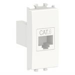 Casa si Gradina - Electrice - Prize - Priza date RJ45 cat 6, UTP, 1 modul, alba, Schneider Easy Styl - Infinity.ro
