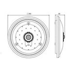 Casa si Gradina - Corpuri si surse de iluminat - Plafoniere, aplice si spoturi - Aplica LED BR-BC15-00300, cu senzor de miscare, 15W, 820lm, lumina calda, alba+transparenta, IP20, Braytron - Infinity.ro