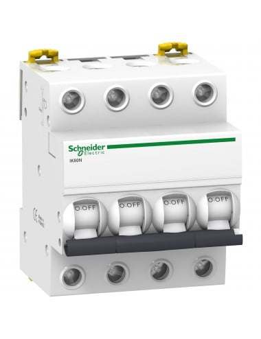 Siguranta automata 4P, 63A, curba de declansare C, capacitate de rupere 4,5kA, Schneider
