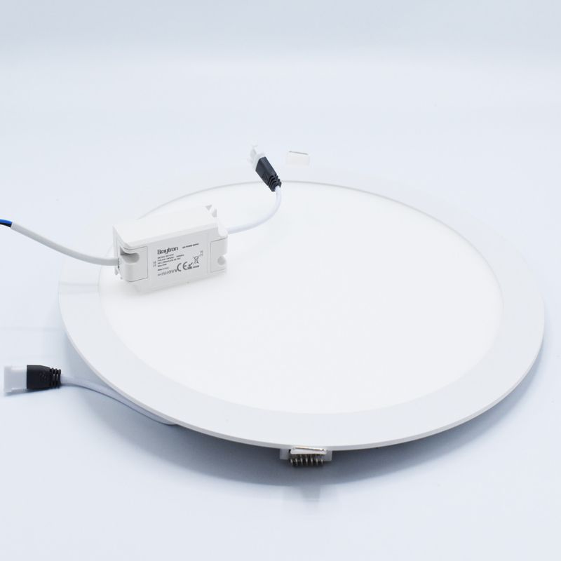 Casa si Gradina - Corpuri si surse de iluminat - Plafoniere, aplice si spoturi - Spot LED 24W Incastrat, Rotund, Braytron, 1850lm, Lumina Neutra (4200K), Alb - Infinity.ro