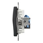 Casa si Gradina - Electrice - Prize - Priza internet RJ45, cat 6, IP20, Antracit, Schneider Sedna Design - Infinity.ro