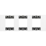 Casa si Gradina - Electrice - Accesorii electrice - Accesorii prize si intrerupatoare - Rama 6 module(3x2), alba, Bticino Living Now - Infinity.ro