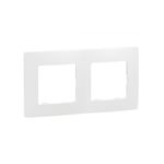 Casa si Gradina - Electrice - Accesorii electrice - Accesorii prize si intrerupatoare - Rama dubla, IP20, alba, Legrand Niloe - Infinity.ro