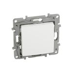 Casa si Gradina - Electrice - Distributie electrica si comanda - Intrerupatoare - Intrerupator cu revenire, alb, 6A, IP20, Legrand Niloe - Infinity.ro