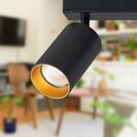 Casa si Gradina - Corpuri si surse de iluminat - Plafoniere, aplice si spoturi - Spot Eris Gold 4807-LVT, orientabil, 2xGU10, negru+auriu, IP20,, Masteled - Infinity.ro