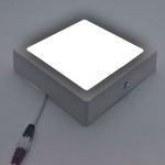 Casa si Gradina - Corpuri si surse de iluminat - Plafoniere, aplice si spoturi - Spot LED 12W Aplicat, Patrat, Braytron, 910lm, Lumina Rece (6500K), Alb - Infinity.ro