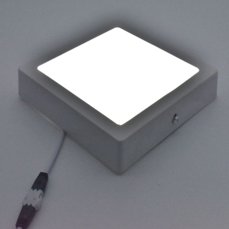 Casa si Gradina - Corpuri si surse de iluminat - Plafoniere, aplice si spoturi - Spot LED 12W Aplicat, Patrat, Braytron, 910lm, Lumina Rece (6500K), Alb - Infinity.ro