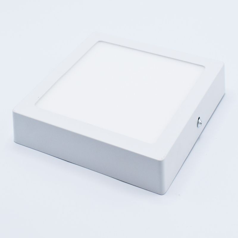 Casa si Gradina - Corpuri si surse de iluminat - Plafoniere, aplice si spoturi - Spot LED 12W Aplicat, Patrat, Braytron, 910lm, Lumina Rece (6500K), Alb - Infinity.ro