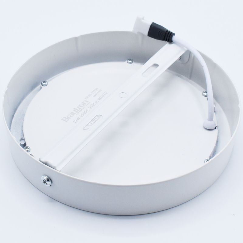 Casa si Gradina - Corpuri si surse de iluminat - Plafoniere, aplice si spoturi - Spot LED 12W Aplicat, Rotund, Braytron, 910lm, Lumina Rece (6500K), Alb - Infinity.ro