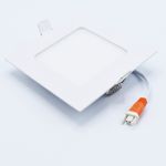 Casa si Gradina - Corpuri si surse de iluminat - Plafoniere, aplice si spoturi - Spot LED 6W Incastrat, Patrat, Braytron, 380lm, Lumina Rece (6500K), Alb - Infinity.ro