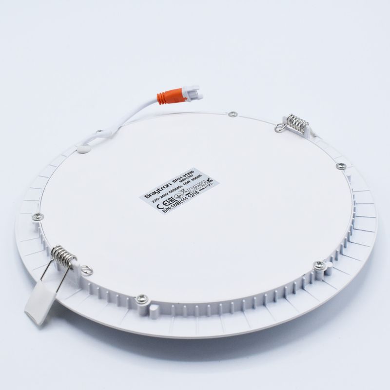 Casa si Gradina - Corpuri si surse de iluminat - Plafoniere, aplice si spoturi - Spot LED 18W Incastrat, Rotund, Braytron, 1360lm, Lumina Rece (6500K), Alb - Infinity.ro