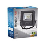 Casa si Gradina - Corpuri si surse de iluminat - Iluminat comercial si industrial - Proiectoare si lampi de lucru - Proiector led 10W SMD, 800lm, IP65, lumina rece 6500K, Gri, Braytron - Infinity.ro