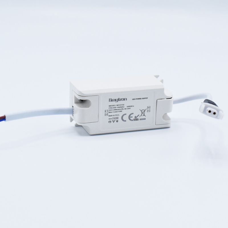 Casa si Gradina - Corpuri si surse de iluminat - Plafoniere, aplice si spoturi - Spot LED 12W Incastrat, Rotund, Braytron, 910lm, Lumina Rece (6500K), Alb - Infinity.ro