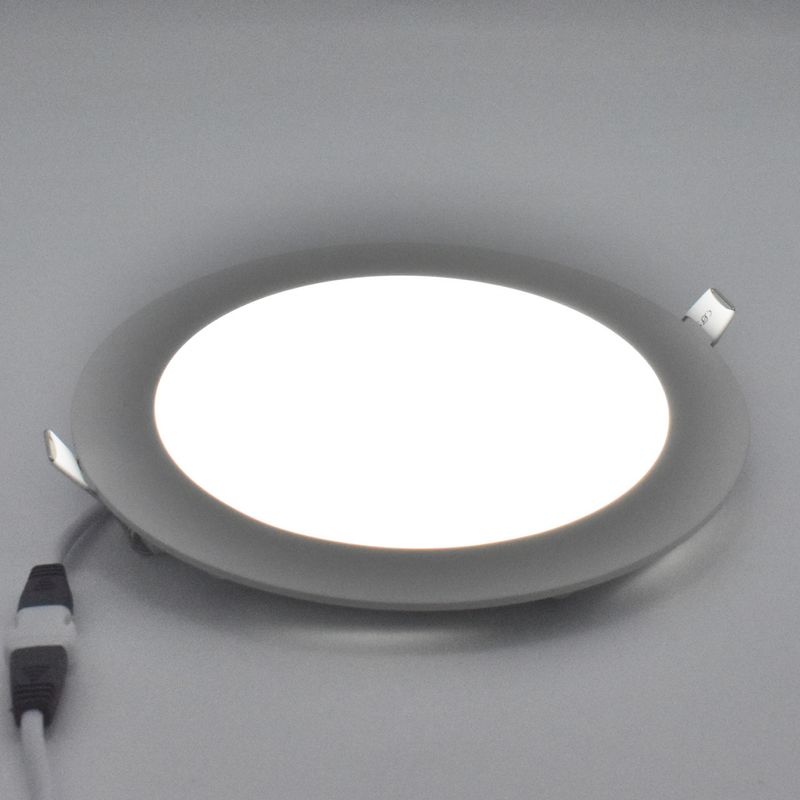 Casa si Gradina - Corpuri si surse de iluminat - Plafoniere, aplice si spoturi - Spot LED 12W Incastrat, Rotund, Braytron, 910lm, Lumina Rece (6500K), Alb - Infinity.ro