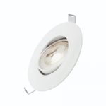 Casa si Gradina - Corpuri si surse de iluminat - Plafoniere, aplice si spoturi - Spot LED 4.9W Aplicat, Rotund, Orientabil, Klausen, 480lm, Lumina Neutra (4000K), Alb - Infinity.ro