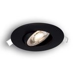 Casa si Gradina - Corpuri si surse de iluminat - Plafoniere, aplice si spoturi - Spot LED 4.9W Aplicat, Rotund, Orientabil, Klausen, 480lm, Lumina Neutra (4000K), Negru - Infinity.ro