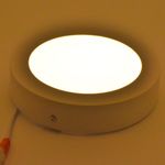 Casa si Gradina - Corpuri si surse de iluminat - Plafoniere, aplice si spoturi - Spot LED 12W Aplicat, Rotund, Braytron, 910lm, Lumina Calda (3000K), Alb - Infinity.ro