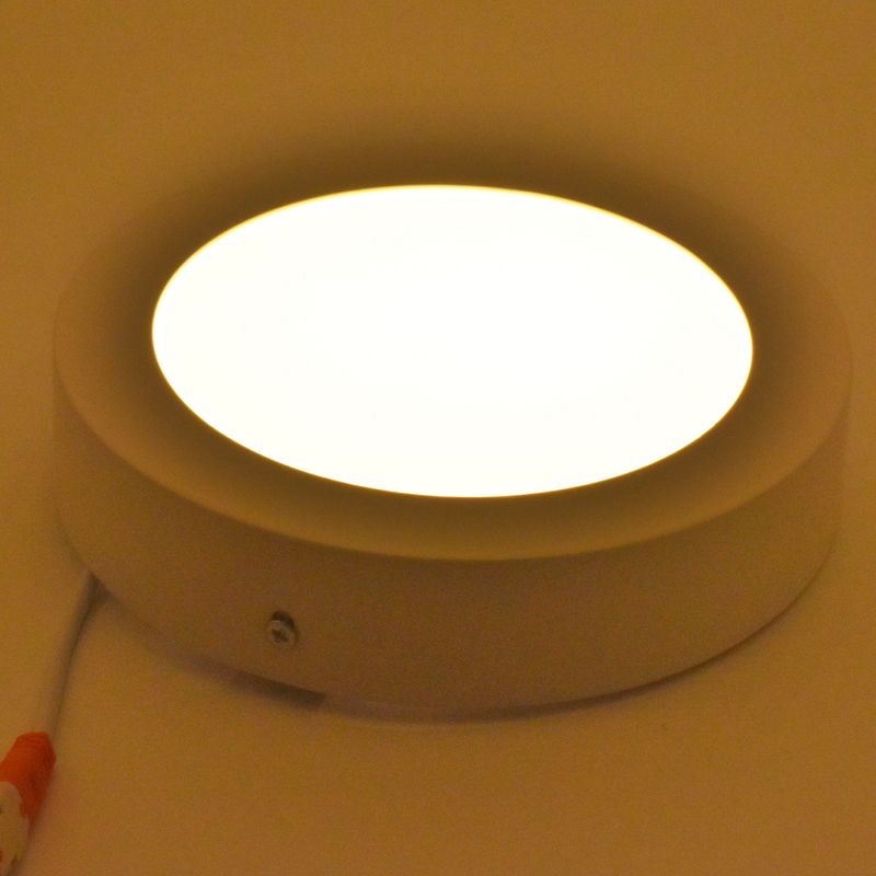 Casa si Gradina - Corpuri si surse de iluminat - Plafoniere, aplice si spoturi - Spot LED 12W Aplicat, Rotund, Braytron, 910lm, Lumina Calda (3000K), Alb - Infinity.ro