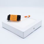 Casa si Gradina - Corpuri si surse de iluminat - Plafoniere, aplice si spoturi - Spot LED 12W Aplicat, Patrat, Braytron, 910lm, Lumina Calda (2700-3000K), Alb - Infinity.ro