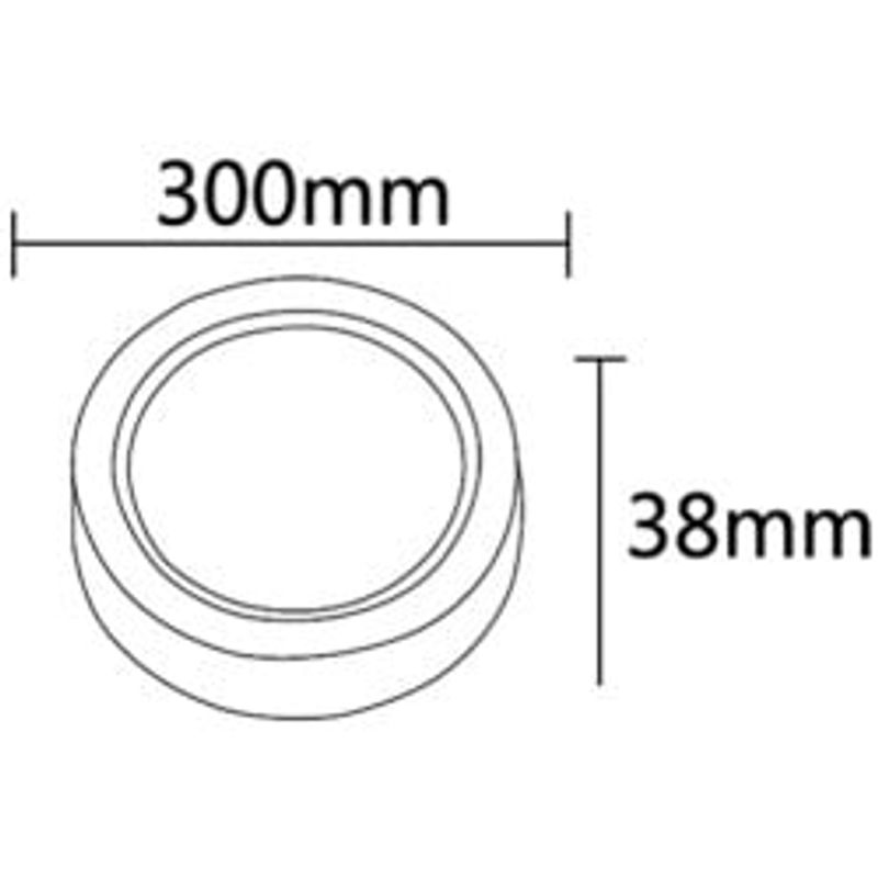 Casa si Gradina - Corpuri si surse de iluminat - Plafoniere, aplice si spoturi - Spot LED 24W Aplicat, Rotund, Braytron, 1850lm, Lumina Neutra (4200K), Alb - Infinity.ro